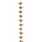GC Home & Garden 96" Handcrafted Ancient Graffiti Watering Can Flamed Rain Chain